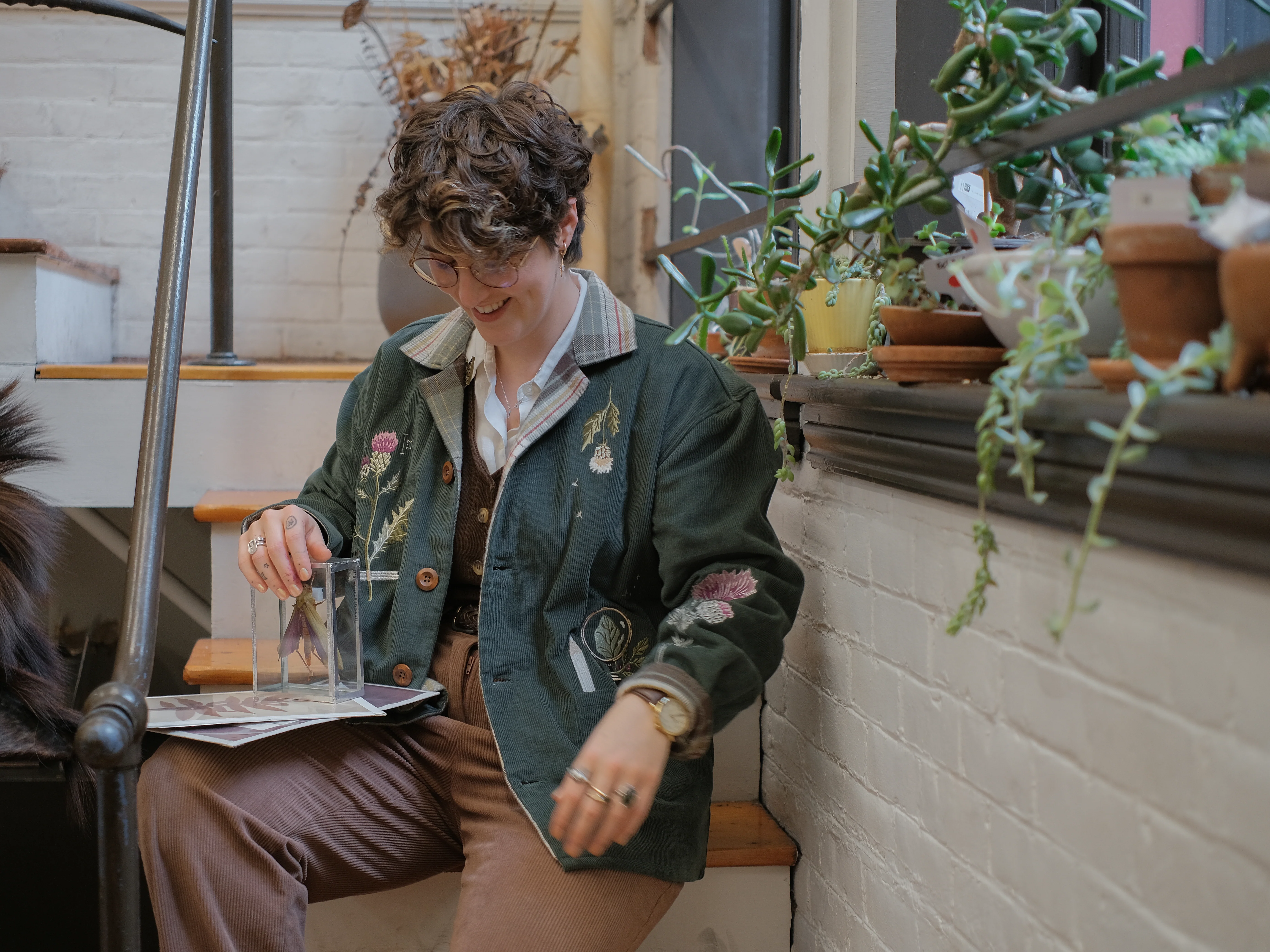 Common Thistle // The Botanist's Journal Jacket - Image 9