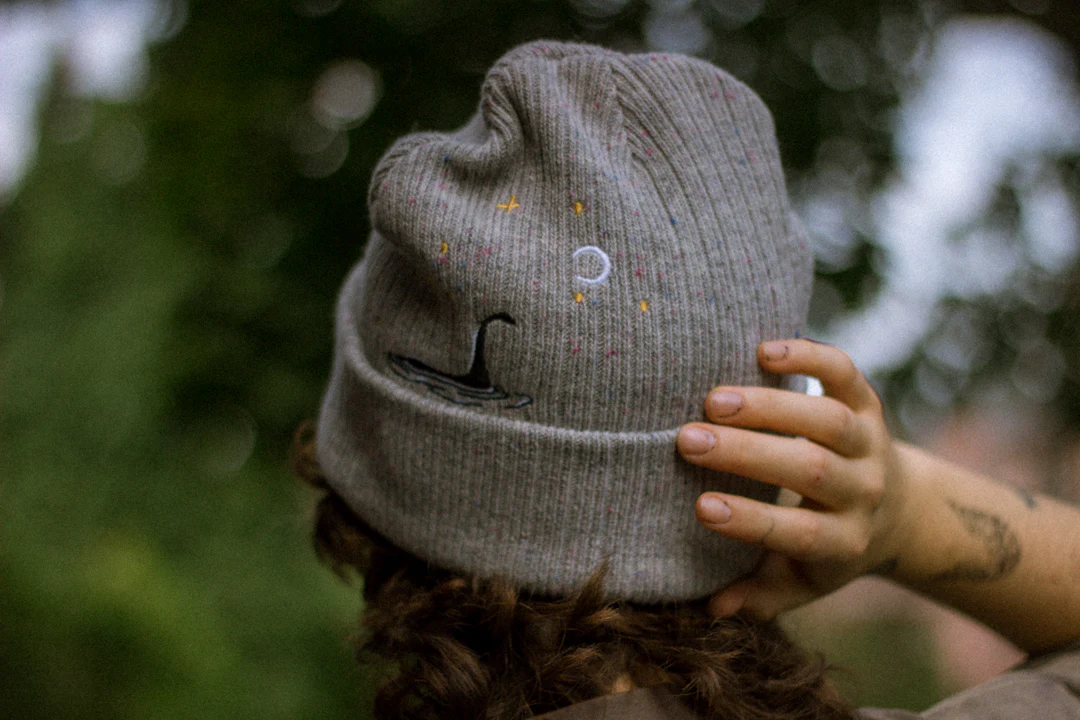 Cozy Cryptid Club // Fog Grey Beanie - Image 3