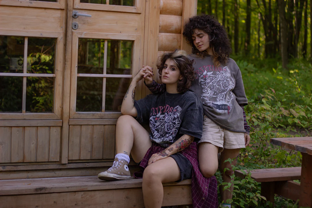 Cryptids on Tour // Bone Dust Brown Wash T-Shirt - Image 4