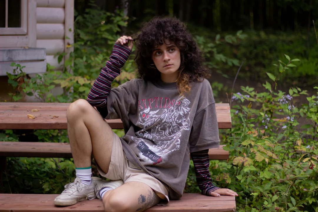 Cryptids on Tour // Bone Dust Brown Wash T-Shirt - Image 5