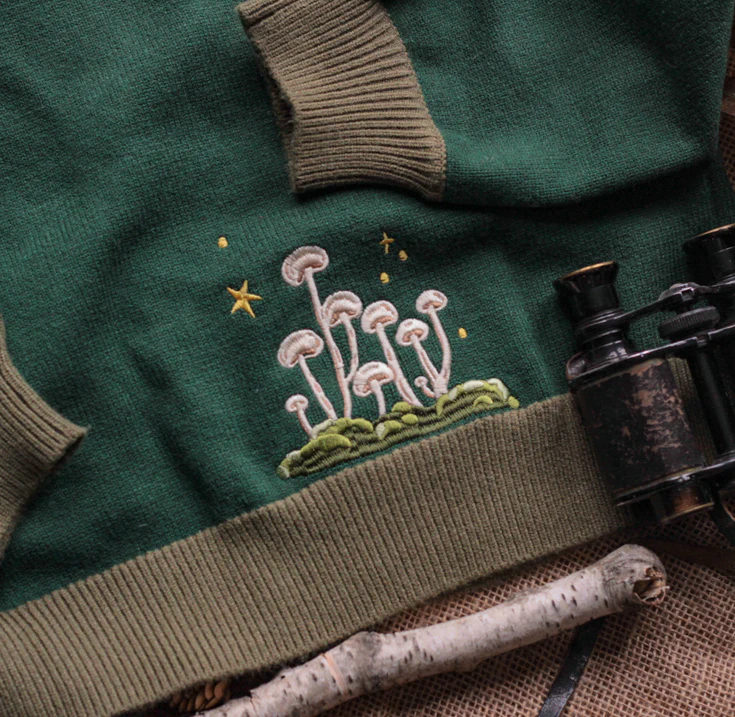 Forest Forager // Embroidered Cardigan - Image 7