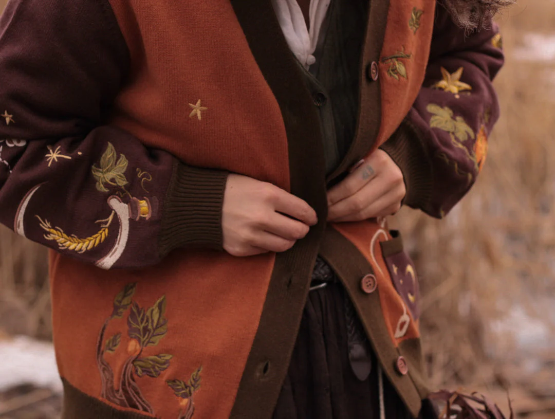 Harvest Witch // Embroidered Cardigan - Image 9