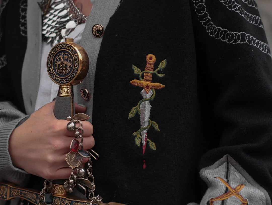 Knight in Cozy Armour Cardigan // The Raven Knight - Image 13