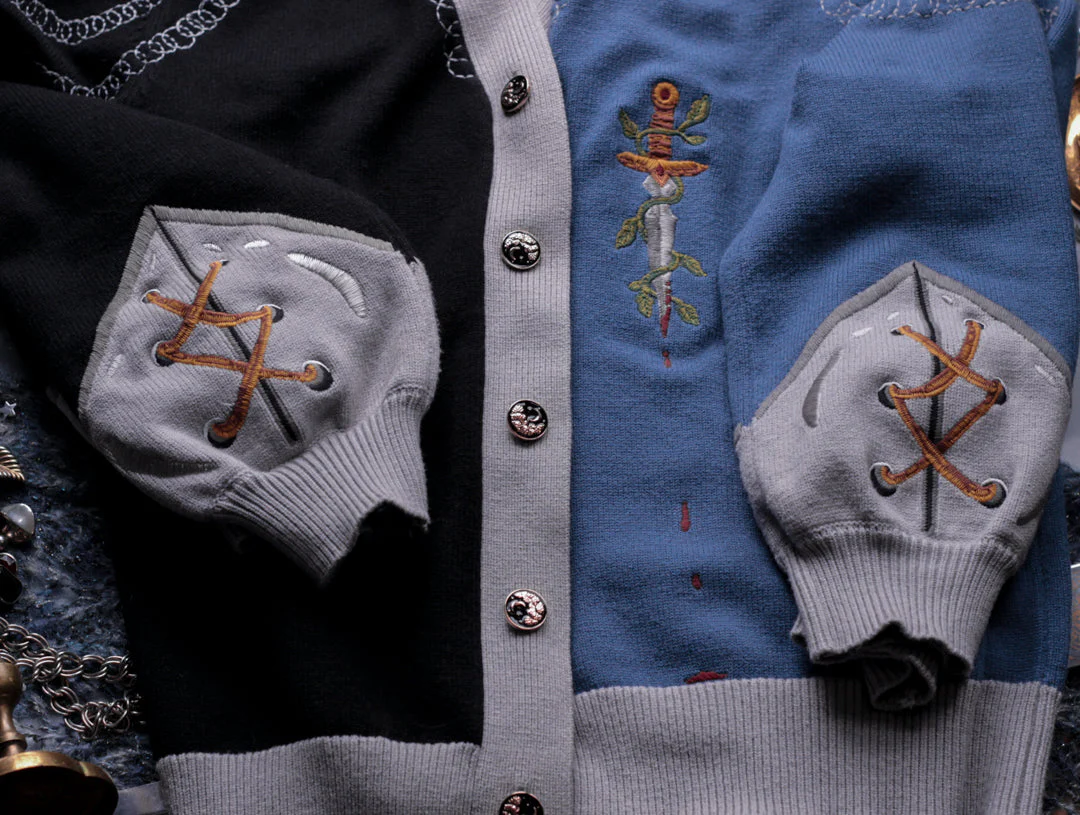 Knight in Cozy Armour Cardigan // The Raven Knight - Image 16