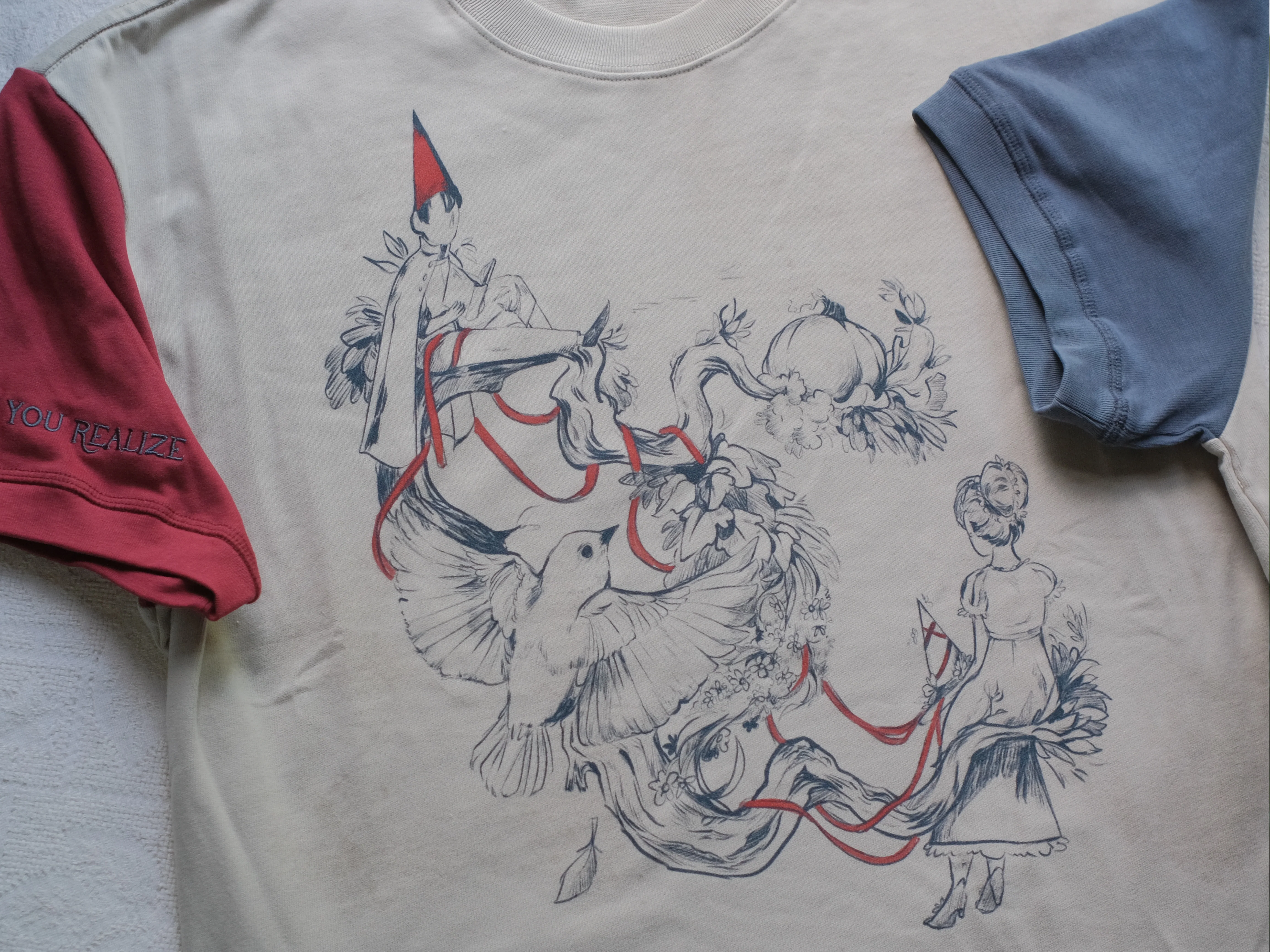 One is a Bird // Ringer T-Shirt - Image 4