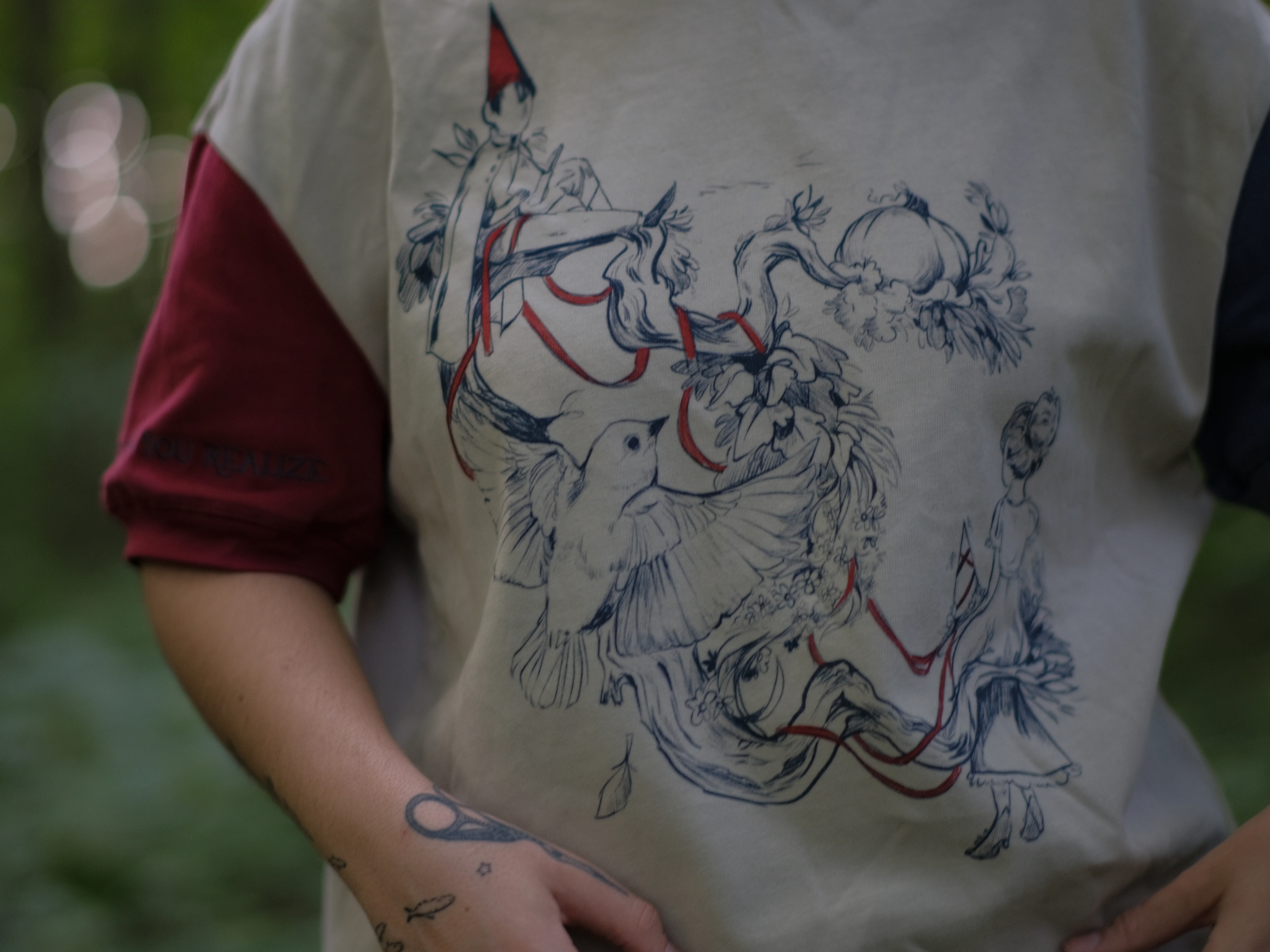 One is a Bird // Ringer T-Shirt - Image 9