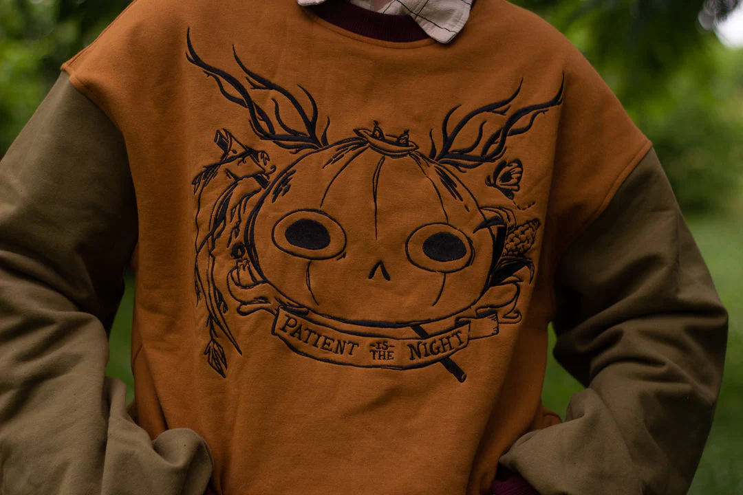 Patient is the Night // Cotton Crewneck - Image 3