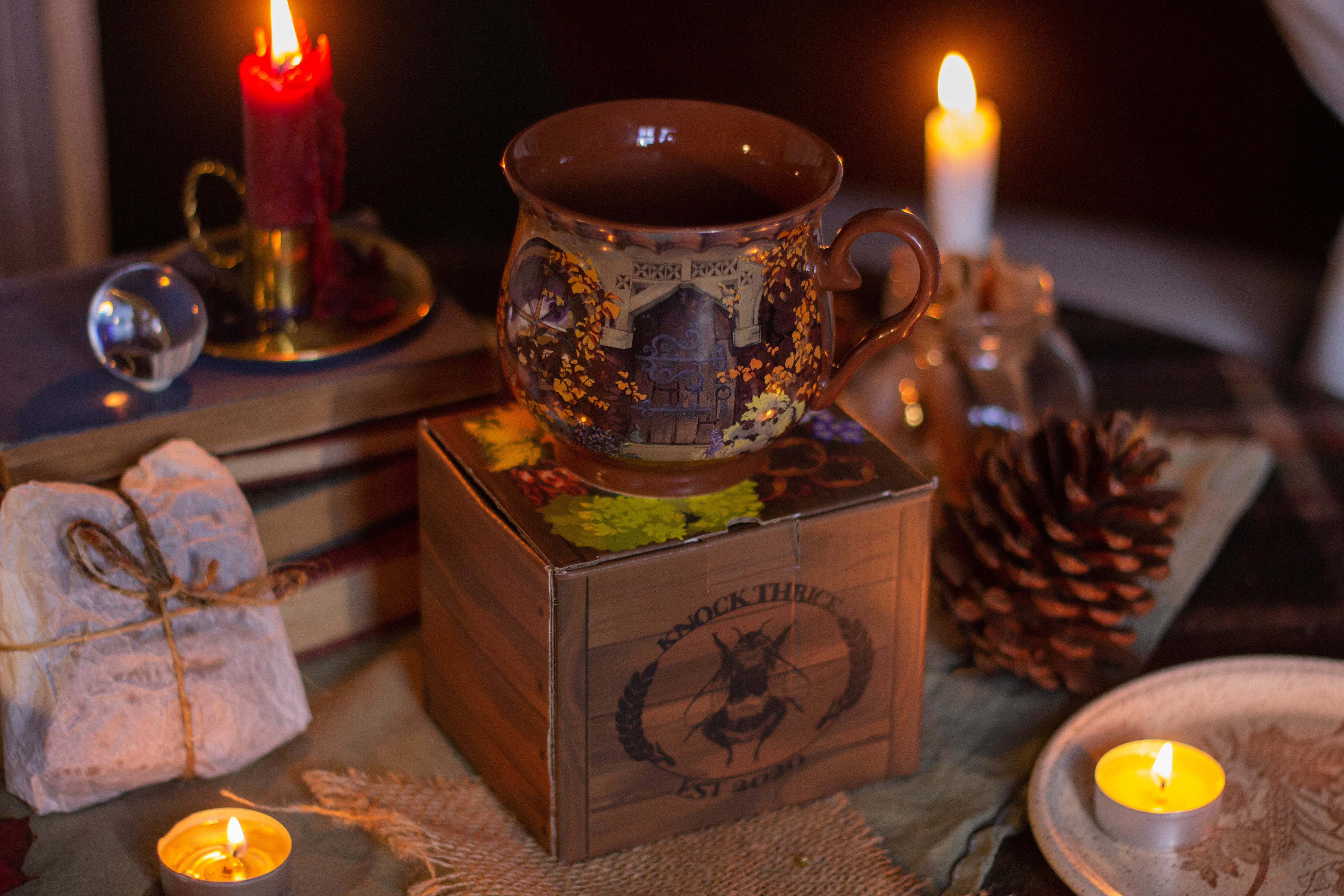 Persimmon Witch // Ceramic Mug - Image 4