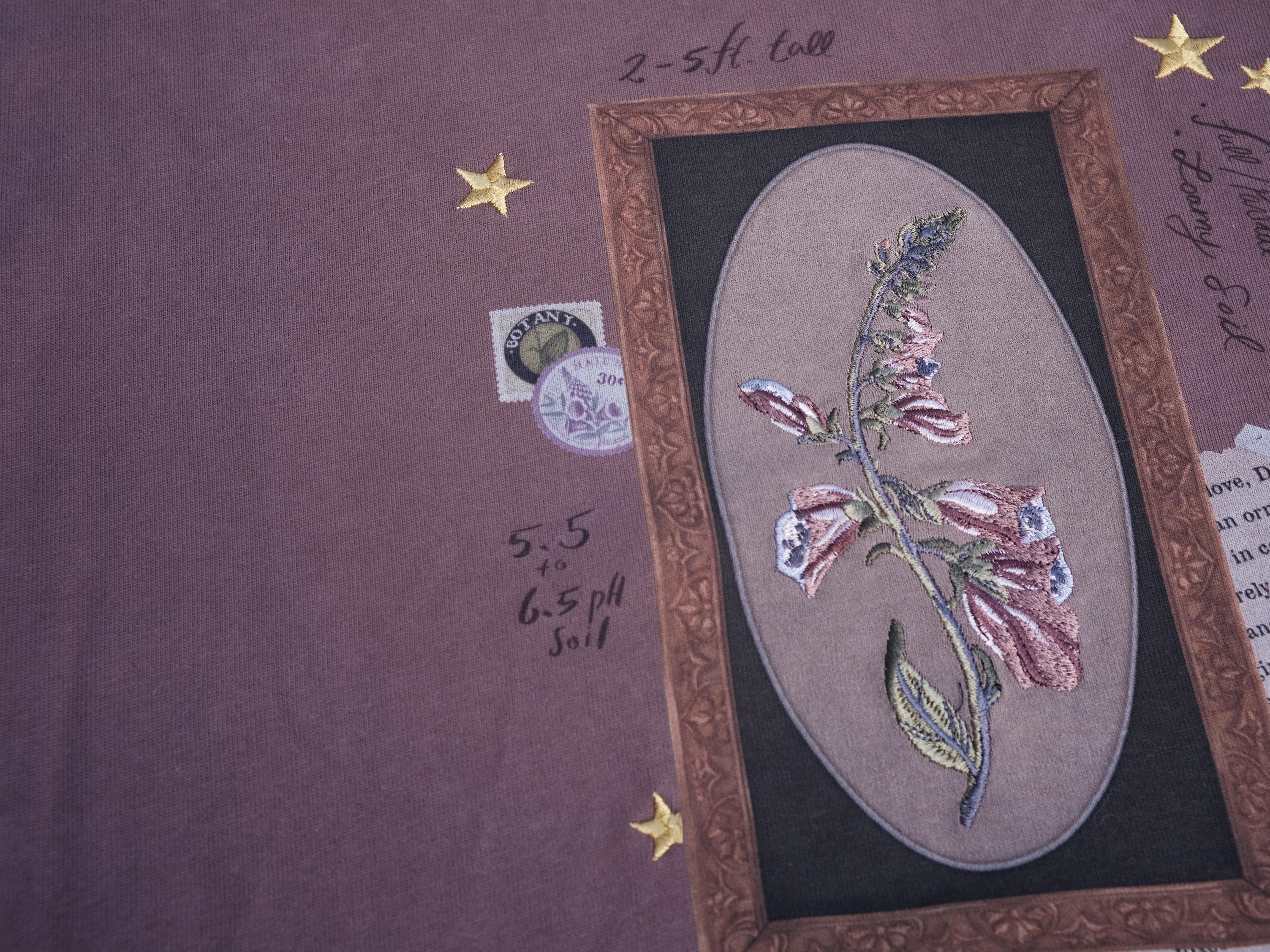 Purple Foxglove // Framed Specimen Tee (Heavy-weight) - Image 6