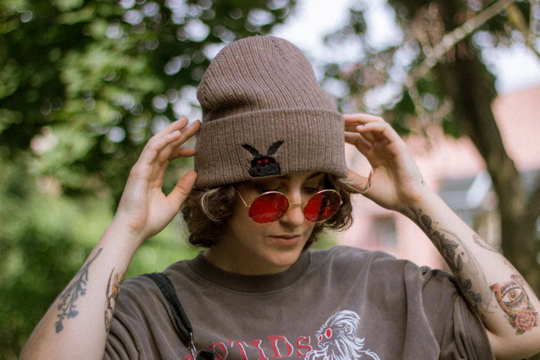 Shy Guy // Bone Dust Mothman Beanie - Image 5