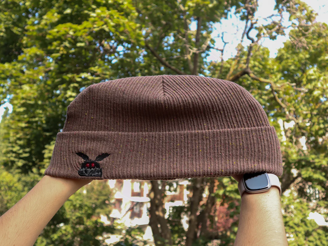 Shy Guy // Bone Dust Mothman Beanie - Image 8