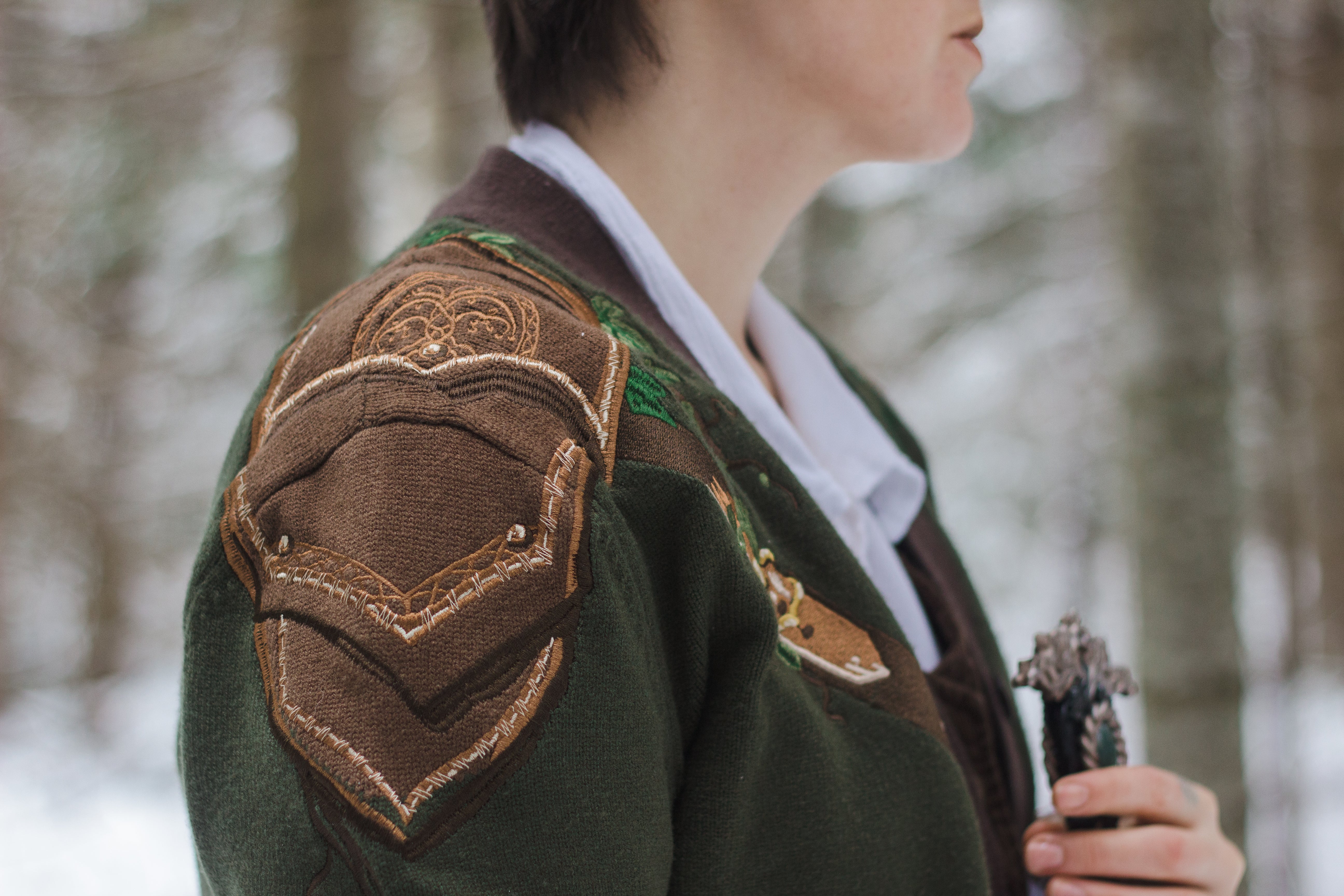 The Knight of Ivy // Embroidered Cardigan - Image 8