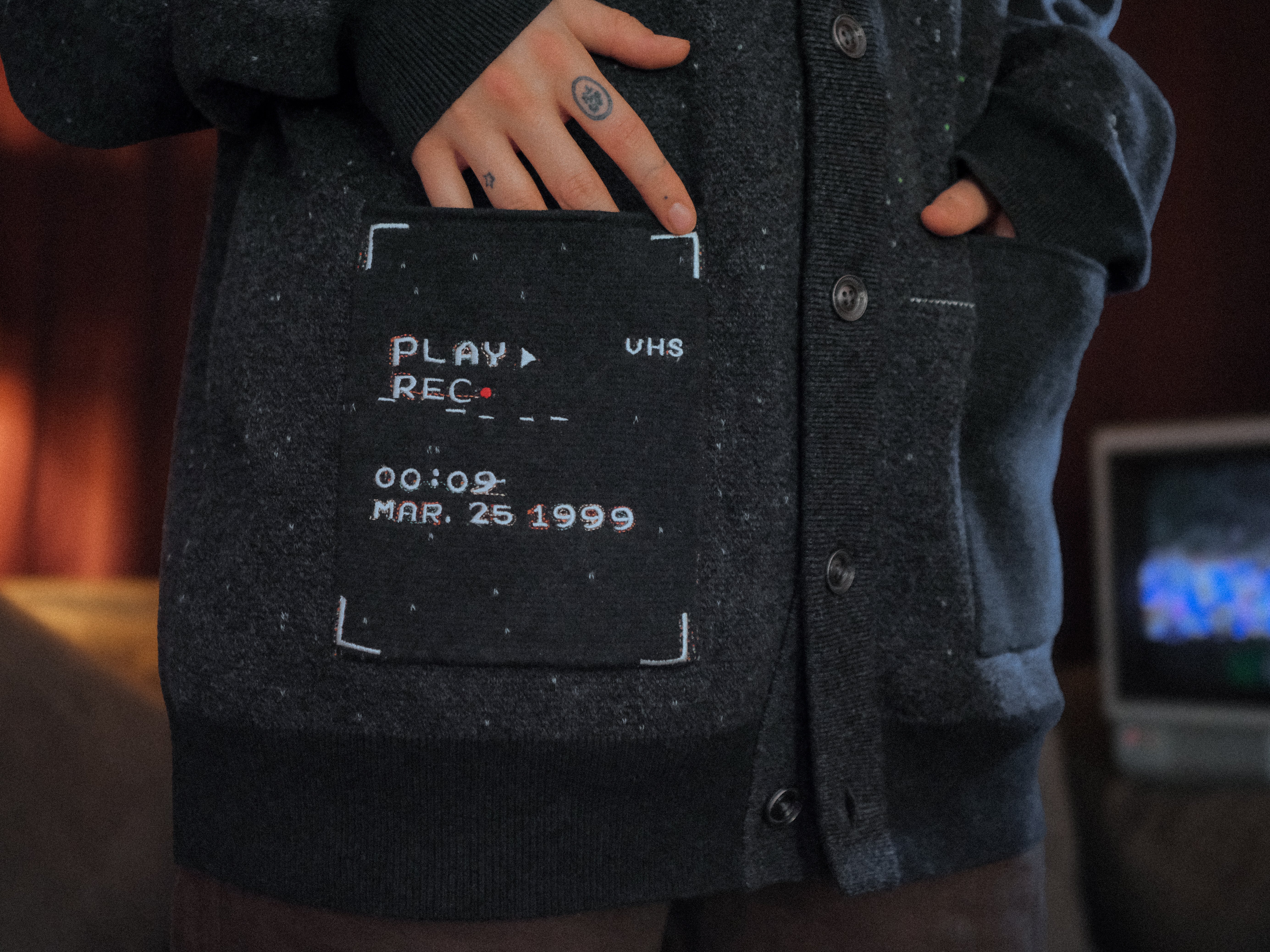 VHS Glitchwave // Knit Cardigan - Image 5